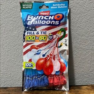 Bunch O Balloons - Red, White, and Blue Water Balloons 100count